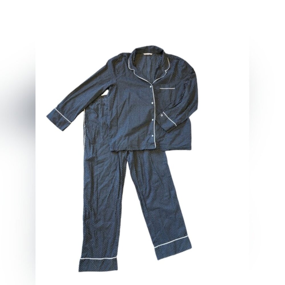 Victorias Secret Polkadot Lightweight Pajamas Size L Mobwife Comfy Leisure